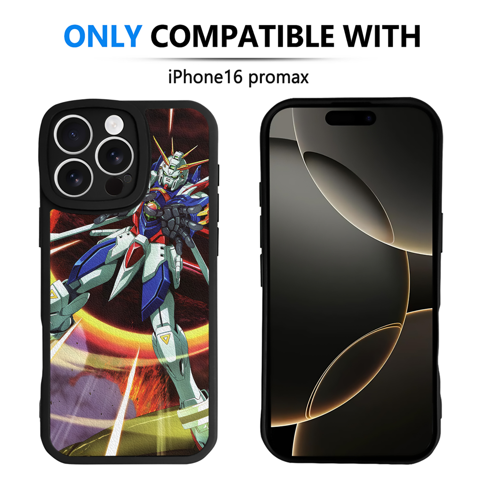 （画像用） 機動戦士ガンダム Mobile Suit Gundam 【iPhone 16シリーズ対応】シリコンスマホケース（レザー調） 材質：シリコン
